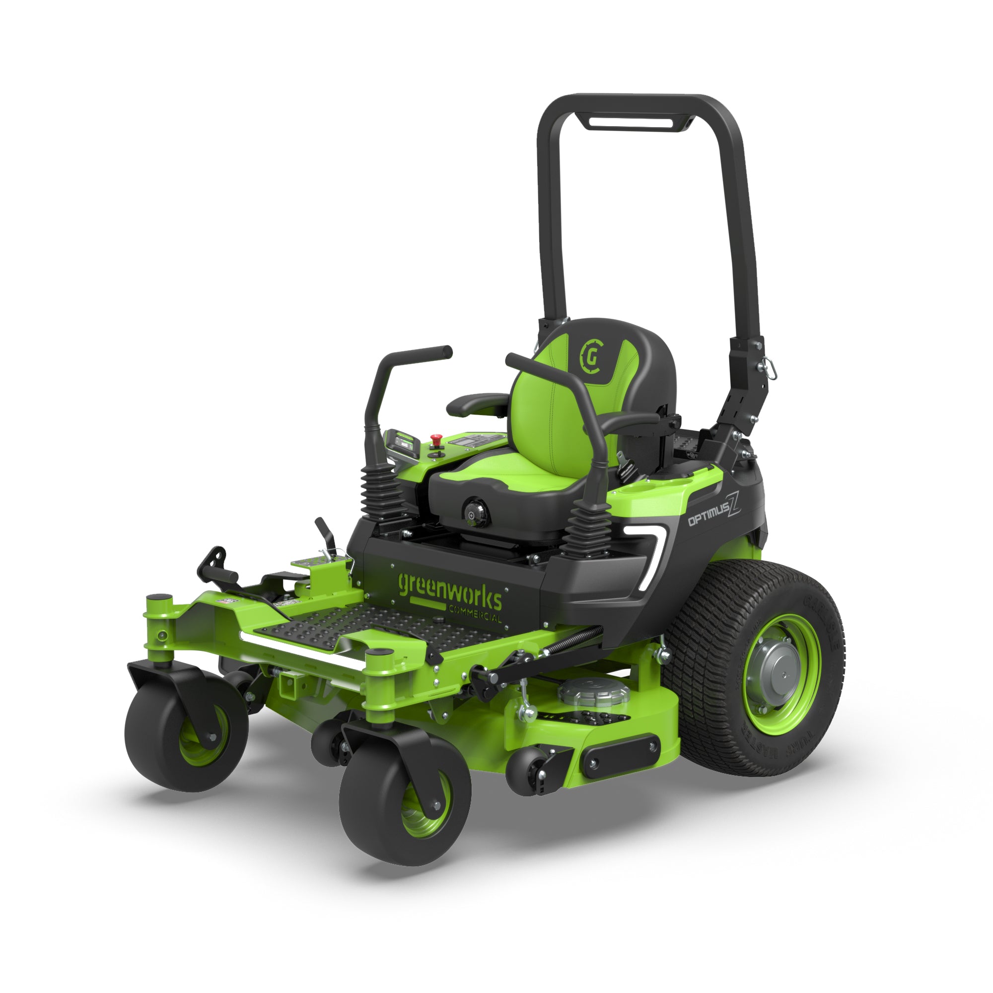 OptimusZ 48 IN 18kWh Ride-On Zero-Turn Mower | Greenworks Commercial