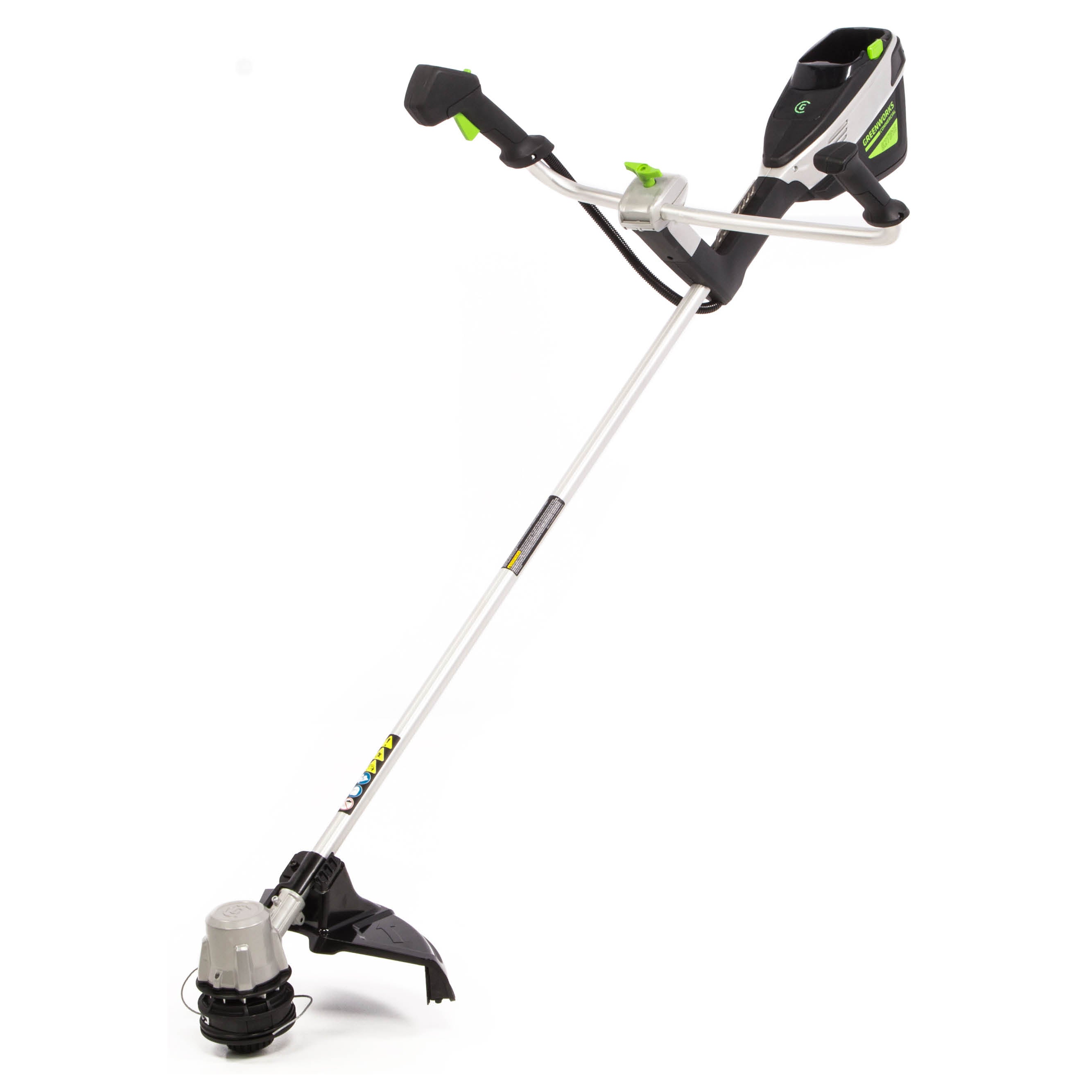 Greenworks X-Range 16 in. 60-Volt Battery Cordless Brushless Bike Handle String Trimmer (Tool-Only)