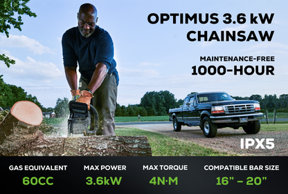 82v 3.6kW Chainsaw (Powerhead) | OCS600