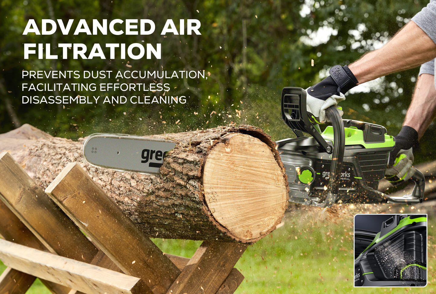 82v 3.6kW Chainsaw (Powerhead) | OCS600