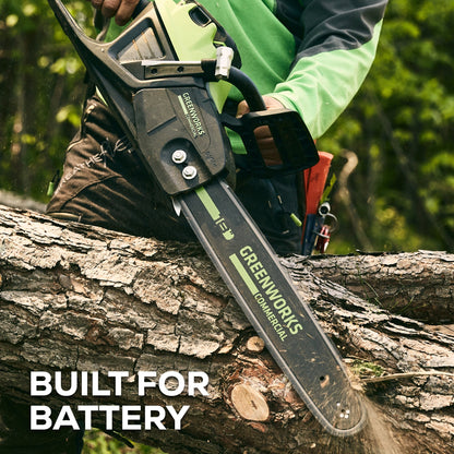 82V 18" 2.7kW Chainsaw with 4Ah Battery and Dual Port Charger | 82CS271