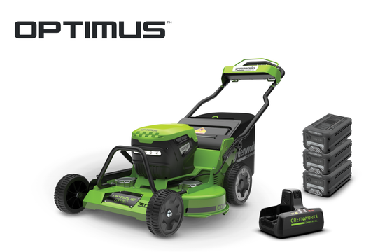 Optimus 82V 30" All-Terrain Mower with (3) CORE530 Batteries and DP Charger| ATM30-C5DP