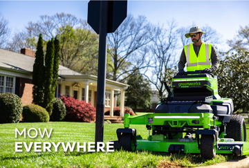 OptimusZ 52 IN 18kWh Stand-On Zero-Turn Mower | Greenworks Commercial