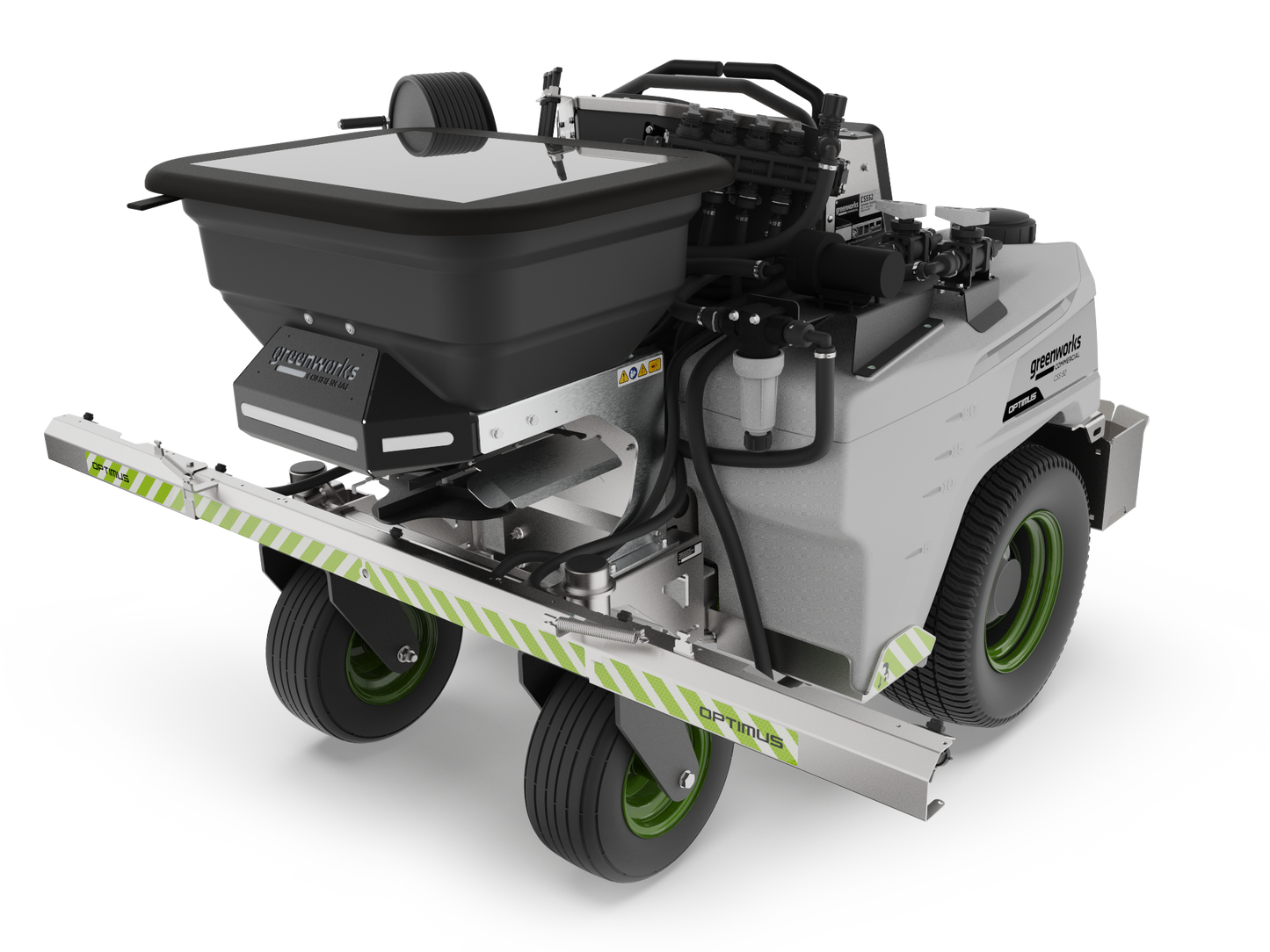 Optimus 82V 52" Stand-On Spreader/Sprayer with 8 kW Battery | SP952