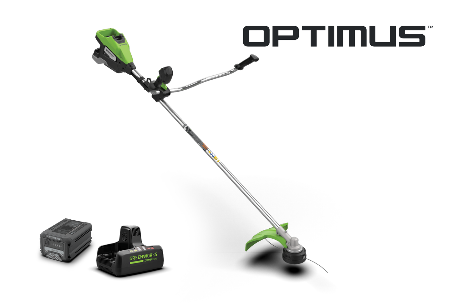 Optimus 82V 2.0 kW Bike Handle String Trimmer Kit | TB201-4DP