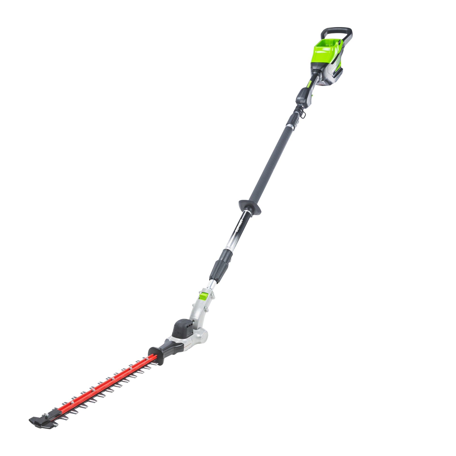 82V Short Pole Hedge Trimmer with 2.5 Ah Battery and Dual Port Charger, 2306902